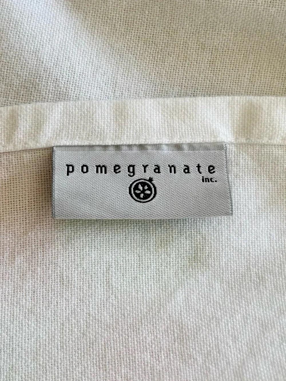 Pomegranate Pineapple Tea Towels Embroidered Pom Pom Trim
